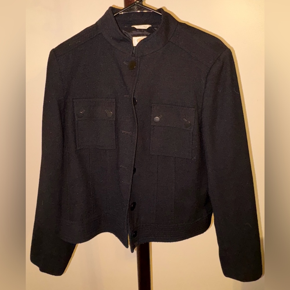 Talbots Black Utility Jacket